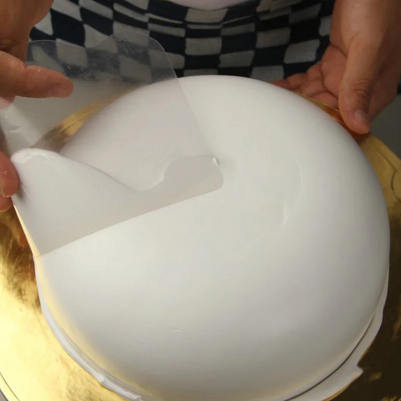 5 шт./лот, прозрачный скребок для торта, практичный пластиковый мягкий резак для теста, помадка, кондитерские изделия, инструмент для украшения мусса, скребок для крема для торта