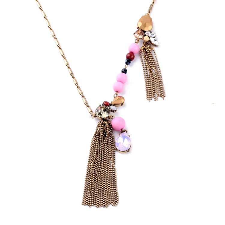 

Ms Summer Nape Accessories Wholesale Retail Long Beads Drop Pendant Necklace