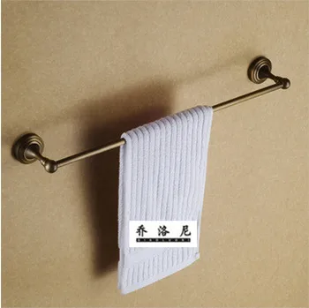 

Antique brushed single layer base thick solid single bathroom antique towel bar bathroom pendant bathroom rack pole