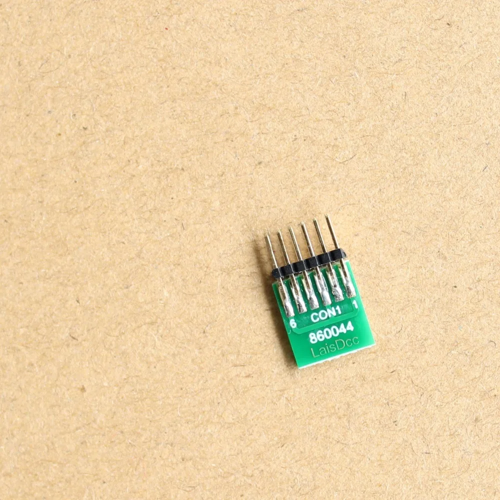 

6 Pin Decoder Blanking Plug for model railway trains (Straight) 860044 for NEM651 DCC ready locomotive/LaisDcc Brand