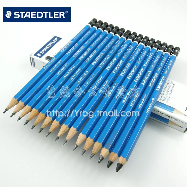 

Staedtler 100 blue lever drawing pencil top pencil sketch