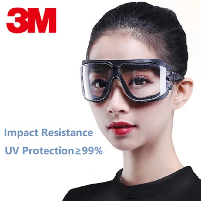 

3M 16618 Anti-Fog Scratch Coating Lens Anti Chemical Splash Dust Glasses Safety Goggles Economy Protection Riding Factory Labor