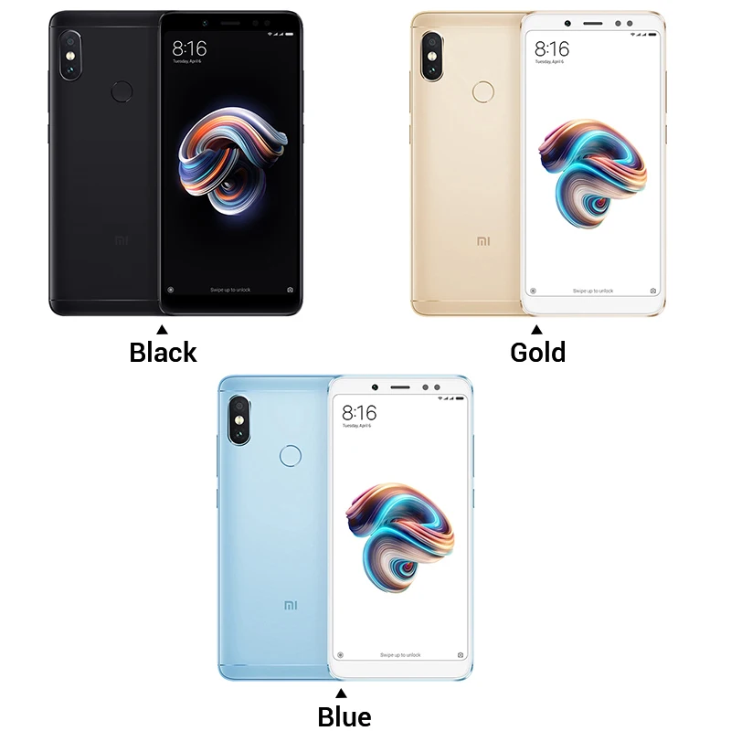 Оригинальный Смартфон Xiaomi Redmi Note 5 4 ГБ 64 Восьмиядерный процессор Snapdragon 636 99 дюйма