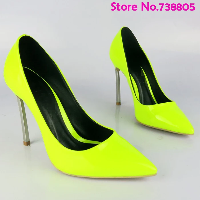 neon heels size 11