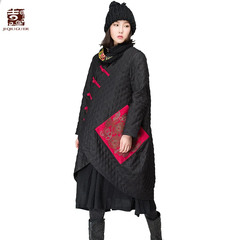 Autumn Winter Blazer Women Long Slim Fit Vintage Plus Size