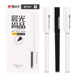 12 шт. M & G премьер серии гелевая ручка черный/синий/красный гелевая ручка AGPB7701 гелевая ручка 0,5