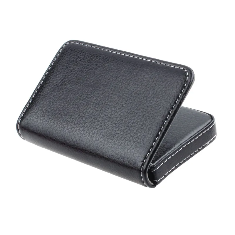 

Business Card Case Box Holder Protector Vintage Male Pu Leather Card Wallet Exquisite Magnetic Attractive Card Case Man Male