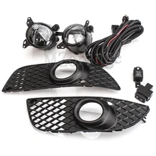 Buy 1 pair LED lights 2pcs Bumper Grille LED Lamps with Wiring Switch Kit for Mitsubishi Lancer 2008 2009 2010 2011 2012 2013 2014 Free Shipping
