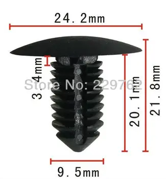 

100PCS Free Shipping Engine Compartment & Front End Retainer For GM 22189414 Auto Fasteners Clip Car Plastic Clips Automotive