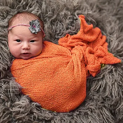 Костюм для новорожденных, костюм для фотосъемки Atrezzo Fotografia, мягкий хлопковый костюм для фотосъемки с повязкой на голову - Цвет: Orange