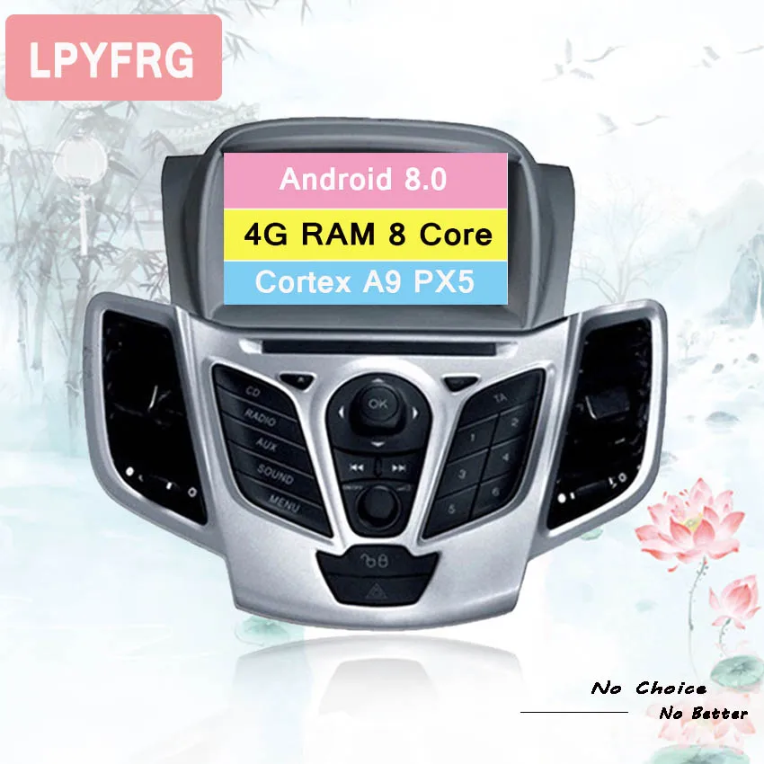 Clearance Android 9.0 Car DVD player GPS Stereo Head Unit Audio Radio DVD for Ford Fiesta 08 2009 2010 2012 2013 2014 2015 2016 2017 2018 4
