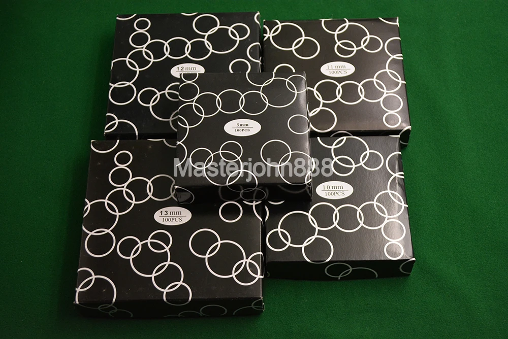 

Box of 100pcs Leather Slip-on Pool Billiards Snooker Cue Tips 9/10/11/12/13mm Free Shipping Wholesales