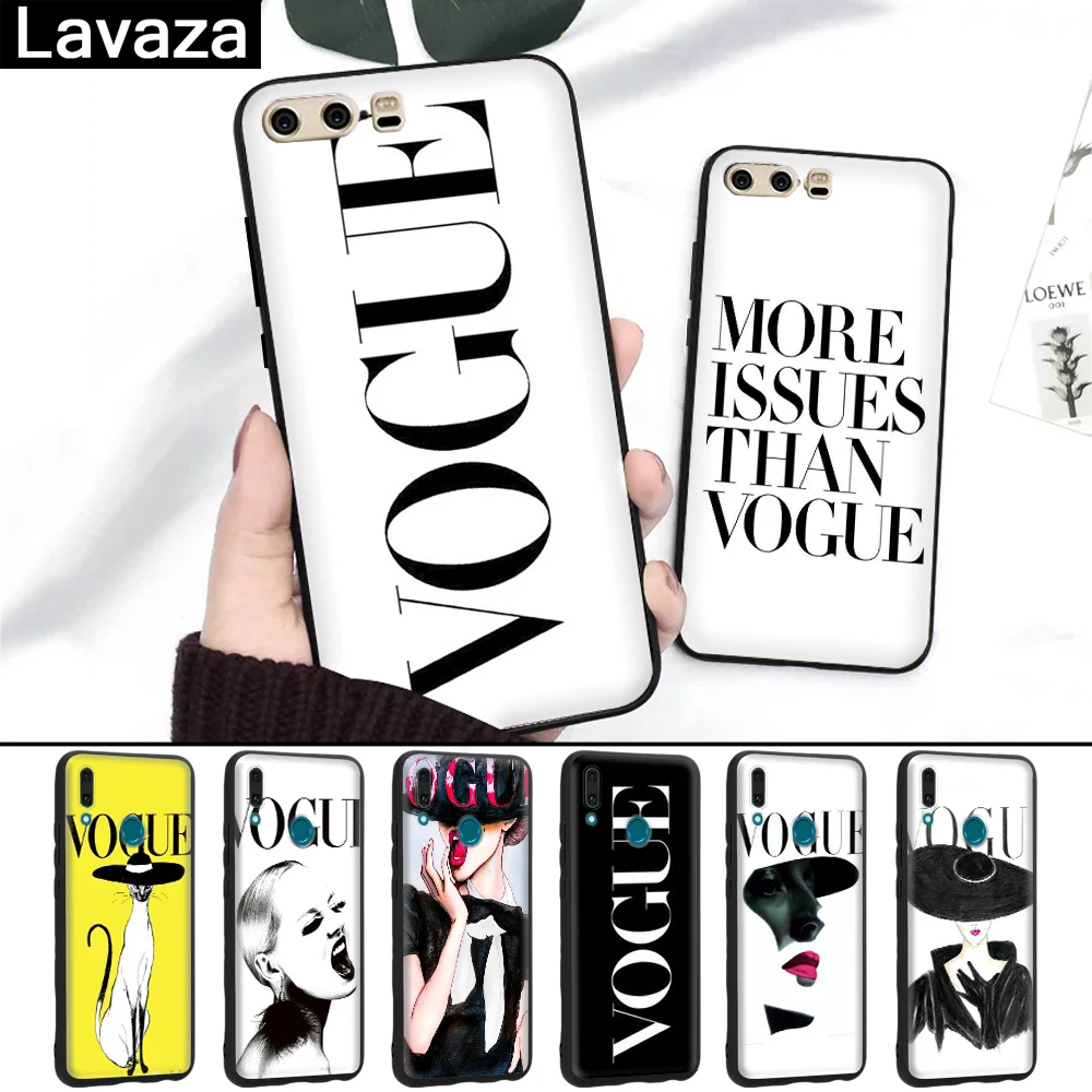 

Lavaza More Issues than Vogue Silicone Case for Huawei P8 Lite 2015 2017 P9 2016 Mini P10 P20 Pro P Smart 2019