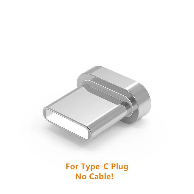 Магнитный кабель штекер USB C 8 pin type C Micro Быстрая Зарядка адаптер телефон Microusb type-C зарядное устройство Шнур вилки(без кабеля - Цвет: Type-C Plug