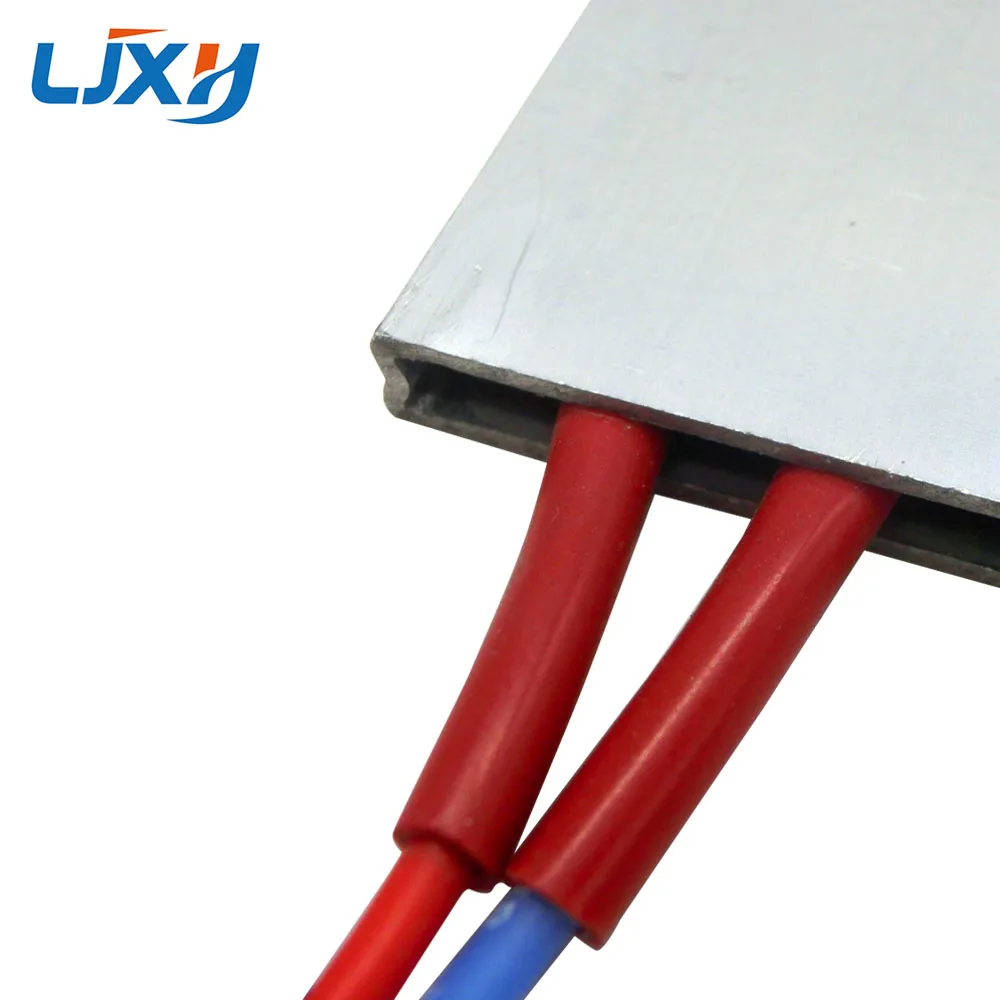 LJXH 2PCS PTC нагреватель Нагревательный элемент 220V Размеры 50x30x5 мм 60/80/100/120/150 градусов PTC Алюминий оболочки волос аксессуары для фена