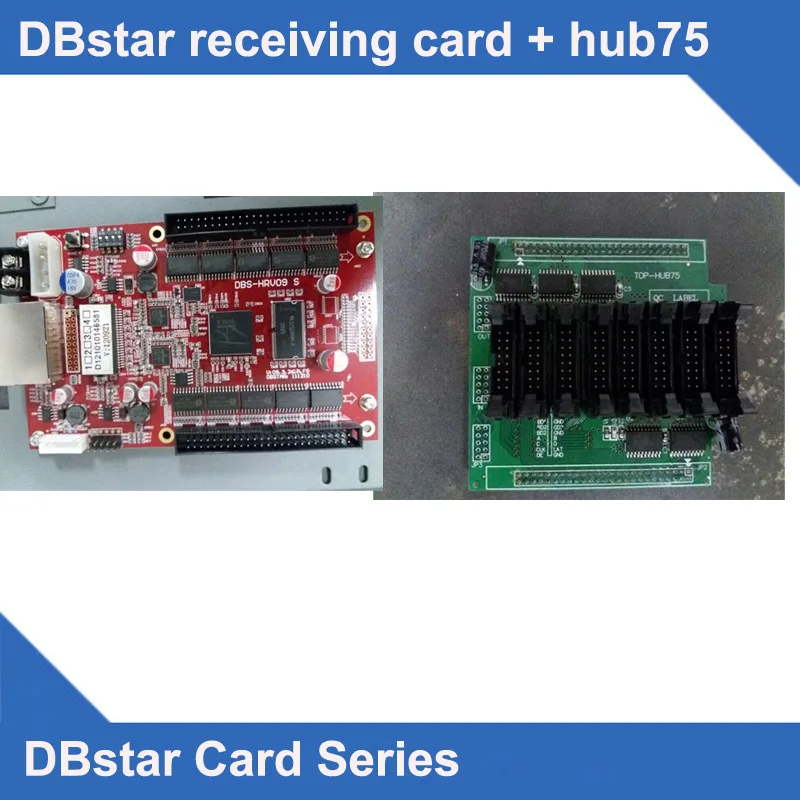 

DBS-HRV09 TOP-HUB75 DBSTAR full color LED receiving card ONLY ,led display control system for Itallo