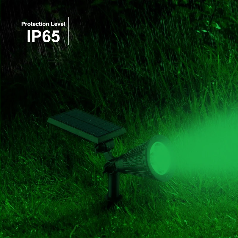 Luzes de Parede Paisagem ao ar Solar à Prova Luzes para Jardim Khlitec Pack Solar Holofotes Luz 2-em-1 Ip65 4 Ajustável Levou Livre d' Água 2 9 Lâmpadas solares