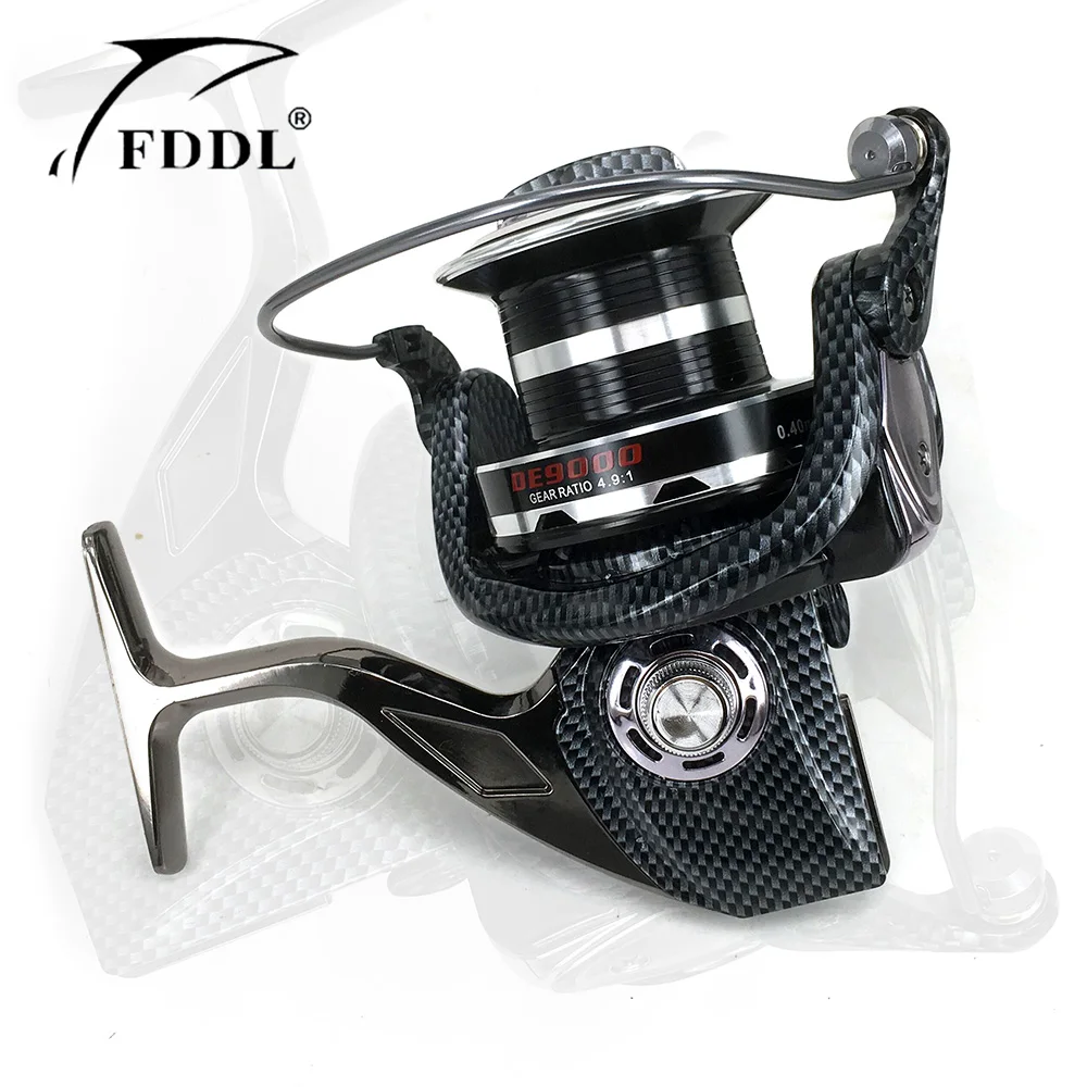 

Exclusive Quality Metal Spinning Sea Fishing Reel Big Spool 12+1 Bearings 9000 10000 Line Winder Speed Ratio 4.9:1