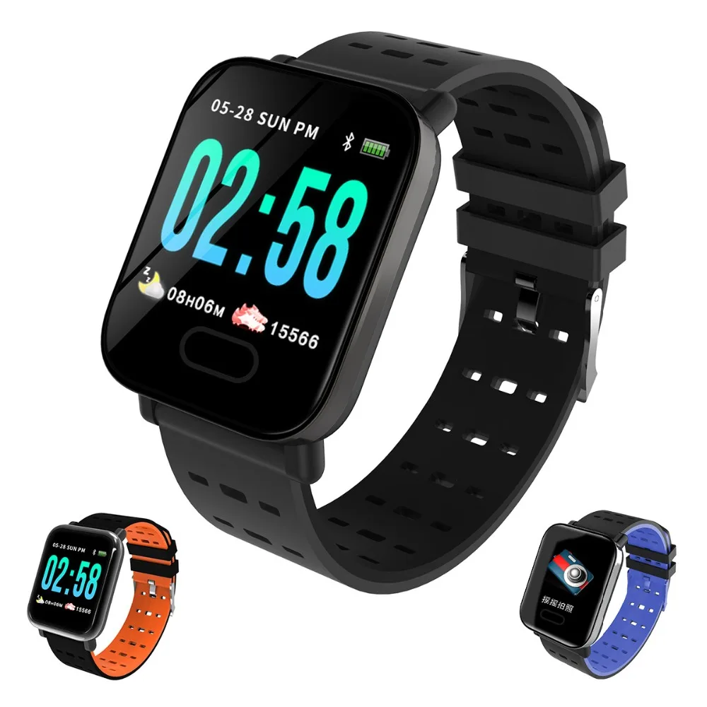 

Smart Watch Bracelet Blood Pressure Large Color Screen Fitness Tracker Waterproof Sport Watch Band Sleep Heart Rate Monitor