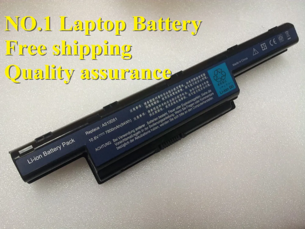 Аккумулятор 9 ячеек для Acer Aspire 4755 4771 5250 5253 5551 5552G 7741Z 5731 AS10D3E AS10D51 AS10D56 AS10D61 AS10D71