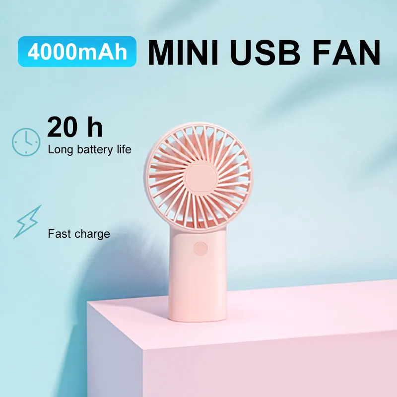 

Electric Fan Cooling Travel Portable ABS 4000mAh