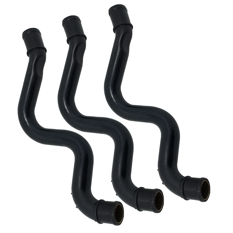3Pcs Car Crankcase Breath Hose Vacuum Exhaust Pipe For Bora Jetta Golf