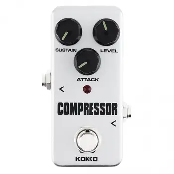 

KOKKO Mini Electric Guitar Bass Effect Pedal COMPRESSOR Fully Analog Circuit True Bypass Full Metal Shell Guitar Accessories