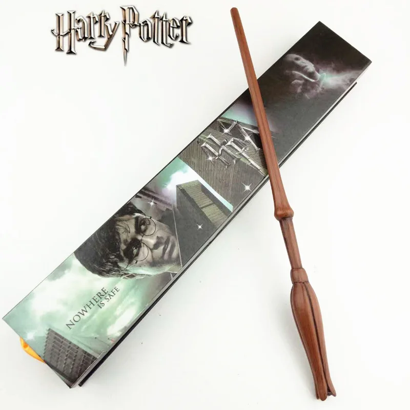 

Cosplay Luna Lovegood Play Magical Magic Wand Gift In Box Metal Core Harry Potter Magical Wand
