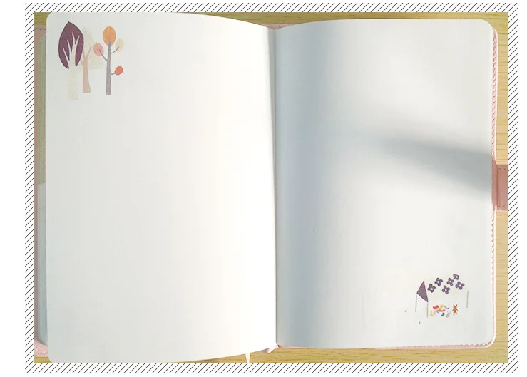Карман A5 для дневника из искусственной кожи Прозрачная крышка кольцо ежемесячный планировщик, Тетрадь в Корейском стиле еженедельно Цветной страница замок журнал