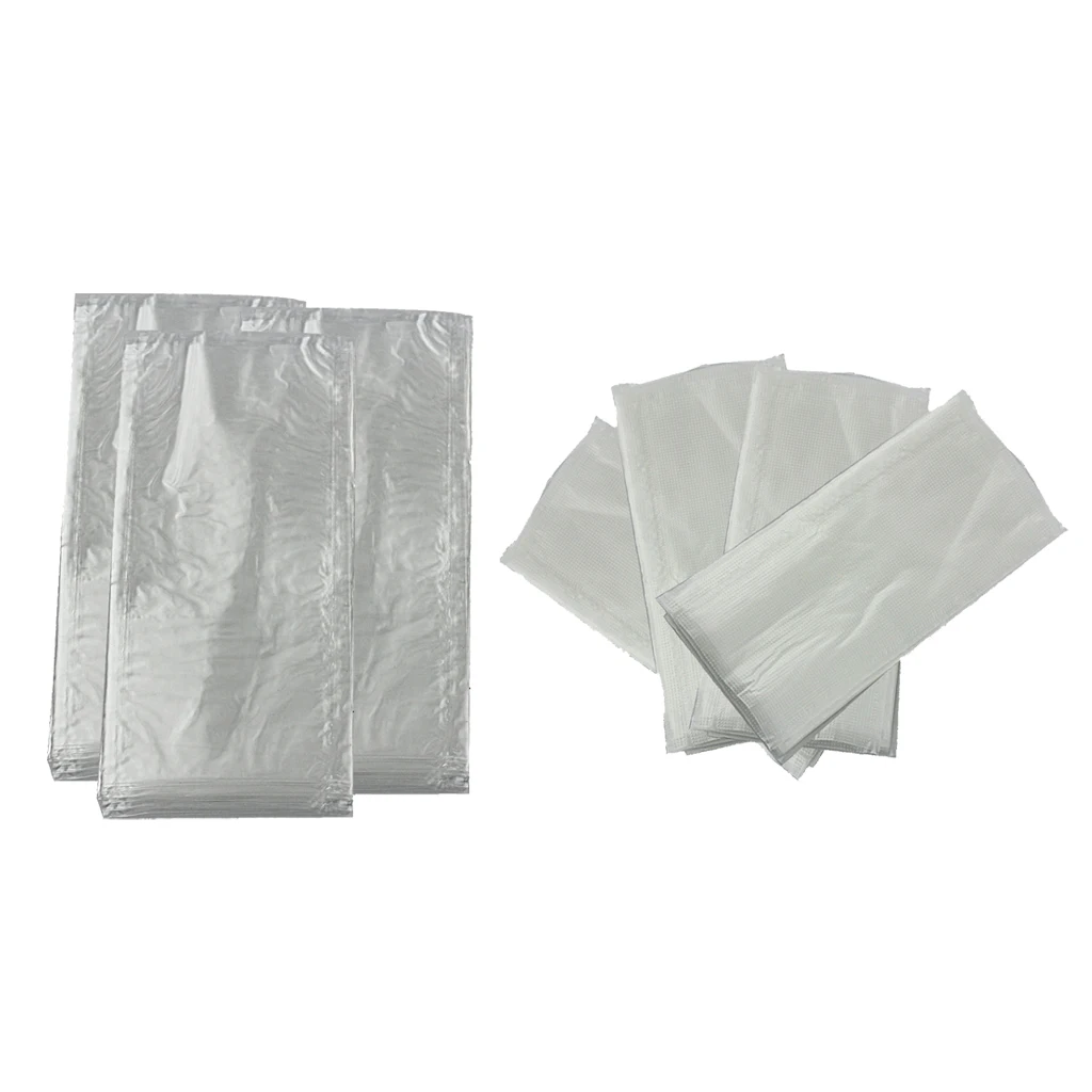 New 100pcs Fast Dissolving Bags Carp Fishing Tackle Carp Bait 6x12cm & 7x15cm Water PVA  Soluble Bait Bags 