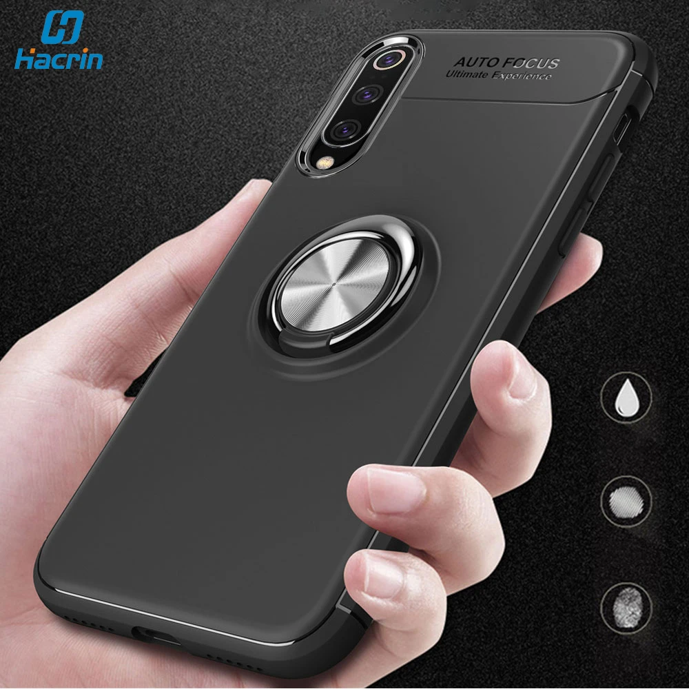 Чехол KEYSION для Xiaomi Mi 9 SE 8 Pro Lite мягкий магнитный автомобильный держатель Кольцо из