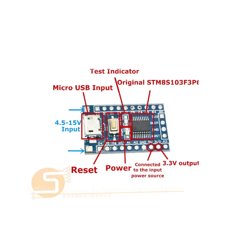 STM8S103F3P6 详图1