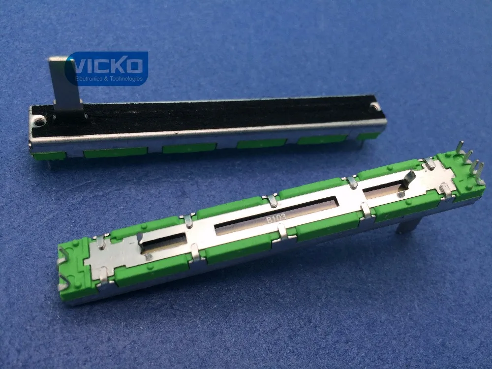 [VK]10 шт. 7 5 см 75 мм B10KX2 B10K B103 оригинальный потенциометр Behringer микшер переключатель