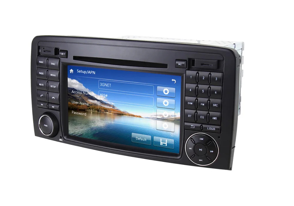 Top 2 DIN 7" Car DVD For Mercedes Benz R CLASS W251 R280 R300 R320 R350 R500 With GPS Navigation Stereo Radio Headunit Bluetooth+map 2