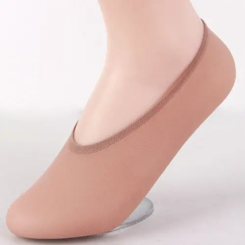Deep Beige 10 пар, новые модные летние женские невидимая волокнистая обувь, носки-башмачки тонкие неглубокие яркие цвета, короткие носки до лодыжки низкие носки - Цвет: Deep Beige