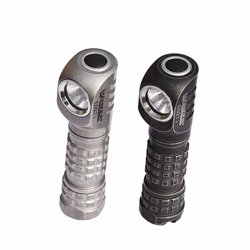  Manker E02 Ti Titanium AA Flashlight With Magnet Tail 220 Lumens CREE XPG3 LED / Nichia 219C LED An - 32844117724
