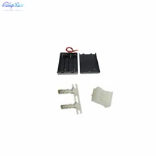 50 шт 4xaaa Батарея Чехол Держатель Разъем провода, соединительная Коробки с проводами, переключатель и крышка, PH2.0 заголовок и обжима