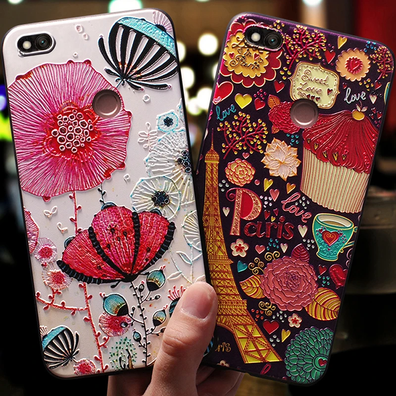

YonLinTan coque,cover,case For XiaoMi Redmi 4x pro 4 x redmi4x xiomi global Original luxury phone back 3d etui cute