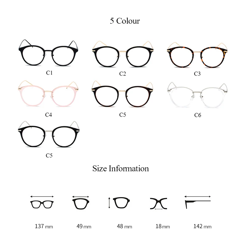 Pro Acme очки оправа для женщин Круглые ретро оптические оправы прозрачные оптические очки близорукость очки ботаника CC1161