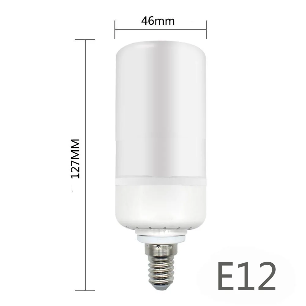 Хорошее QualityE27 E26 B22 E12 E14 3-Режимы светодиодный Влам эффект огонь Gloeilampen 6 Вт AC85-265 V мерцающего Emulatie decoratieve лампы 3 шт