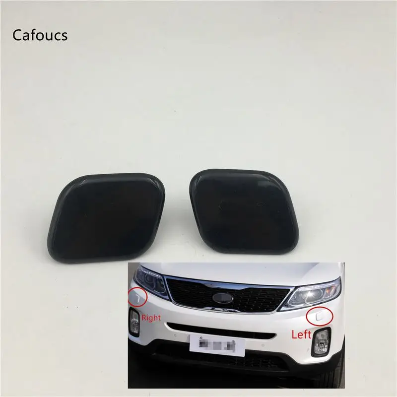 Для KIA Sorento 2013 фары Омыватель форсунки крышка 986812P500 986912P500 - Цвет: 1 Pair (LH and RH)