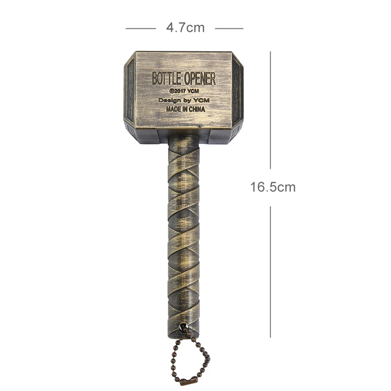 Beer Bottle Opener Cool Thor Hammer Bottle Cap Opener Bartender Beer Opener Soda Beverage Barware Fashion Gifts (11)