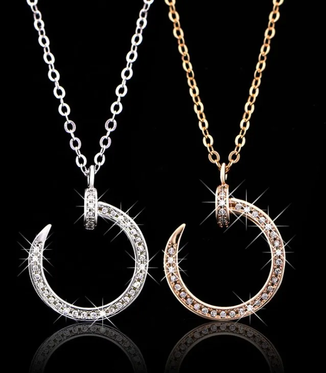 

2019 New Fashion Jewelry Jewelry Crystal from Swarovskis necklace Nail Choker Plated Personality Short Clavicle