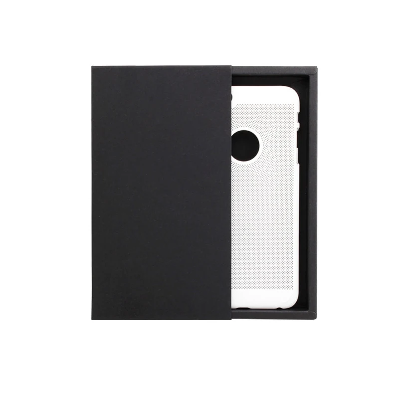 500 шт. Розничная пустой черный ящик роскошные бумага упаковка для чехол для телефона iPhone 6 7 8 плюс подарочная коробка - Цвет: small 4.7 inches