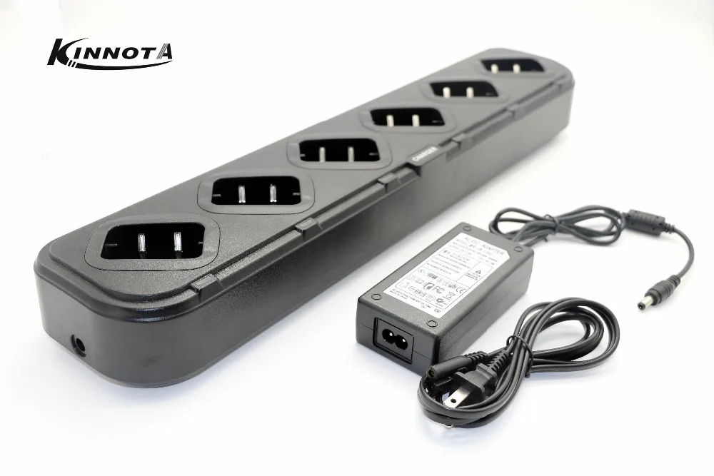 

KINNOTA Six-way Charger Single-Row Universal Rapid Charger Only EU US plug for Baofeng BF-888s BF-777S Walkie Talkie Ham Radio