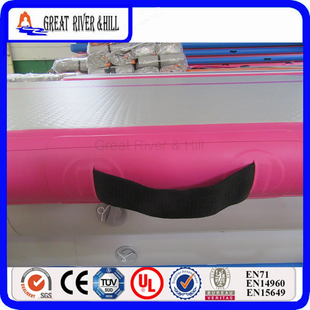 Надувная воздушная дорожка Great River Hill ручная работа размер 3 м X 1 10 см|air track gymnastics|for