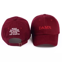 VORON ne'w вышитые чёртовы. Бейсболка для мужчин и женщин в стиле хип-хоп с регулируемым козырьком