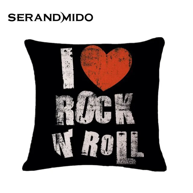 Black Rock Roll Pillow Cover Cotton Linen 4040cm Square Decorative Magnificent Decorative Roll Pillow Black Rock Roll Pillow Cover Cotton Linen 4040cm Square Decorative Magnificent Decorative Roll Pillow