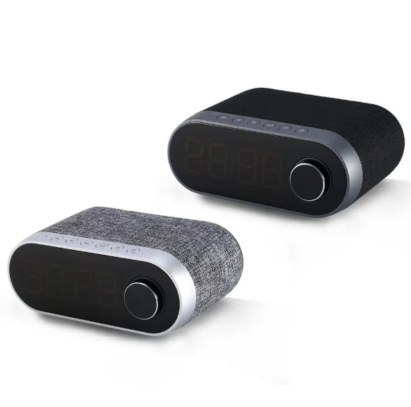 Портативный тканевый bluetooth динамик REMAX с часами alam Bluetooth 4 2 необходимые для