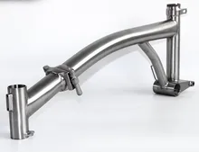 FOLDING BIKE FRAME GR9 TI3AL2.5V titanium alloy for brompton